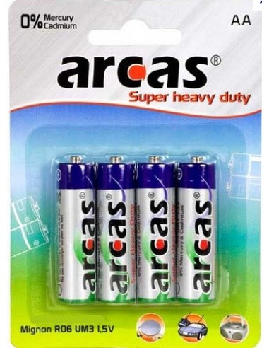 Elementai „ARCAS" AA LR06, 4 vnt.